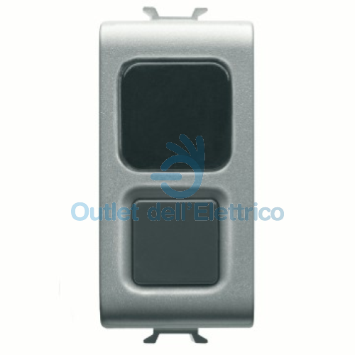 GEWISS RICEVITORE INFRAROSSI 1 MOD. 1 CANALE TITANIO SERIE CHORUS GW14597