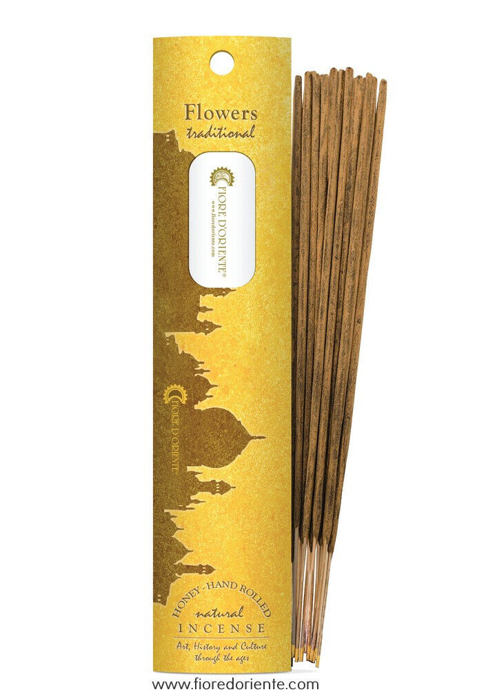 Millefiori Traditional Incense, Incenso Naturale, 10 Bastoncini