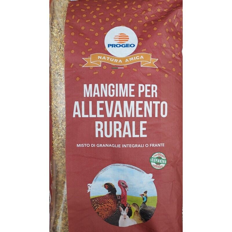 MANGIME GRANAGLIA PER GALLINE, POLLI, TACCHINI, OCHE, GRANBECCHIME Progeo KG.20