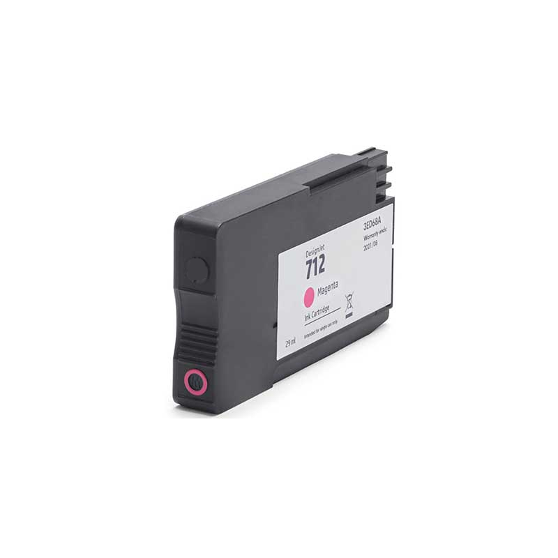 Cartuccia Hp 712 magenta 3ED68A compatibile per Hp Designjet 24,36 inch,T230,250