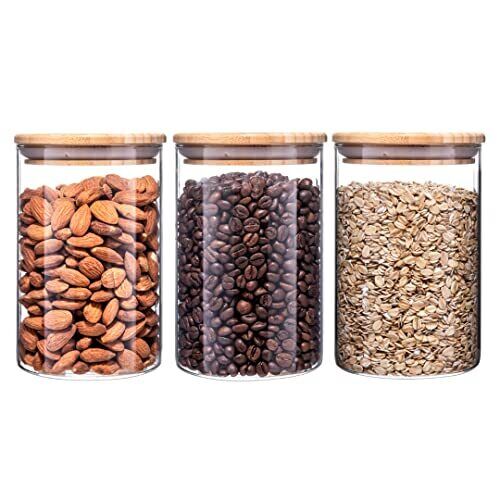 Igluu ​​Meal Prep - Barattoli con coperchi 900ml, Set di 3 barattoli (a0e)