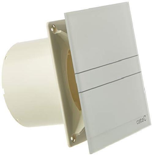 Cata Estrattore per Bagno, Cristal Blanco, 120 mm Glas