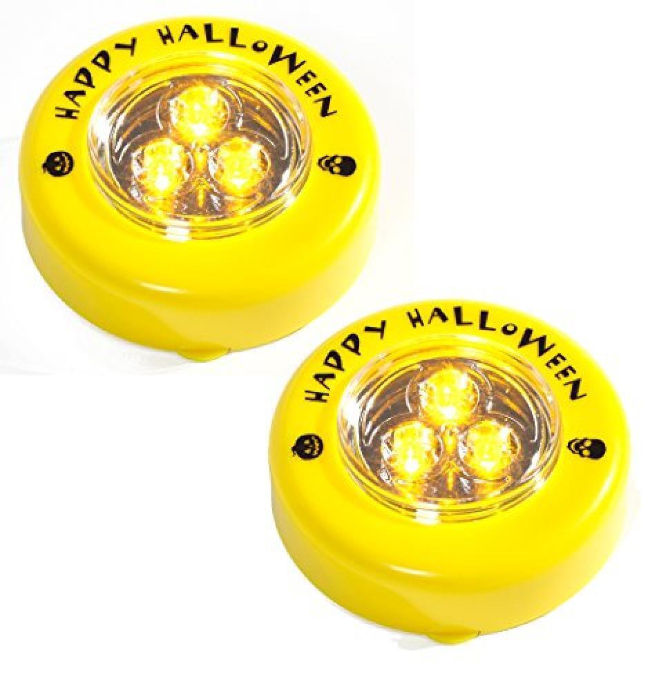 (TG. Set da 2) HEITMANN DECO LED-Kerzen - LED-Lichter für Kürbis - Halloween D