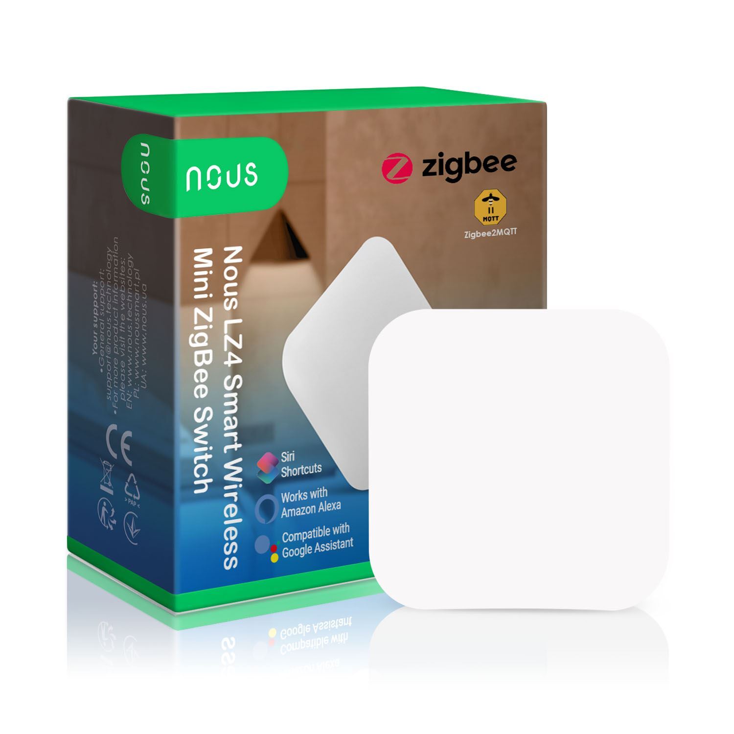 Tuya Zigbee Smart Interruttore Mini Breaker, NOUS LZ4