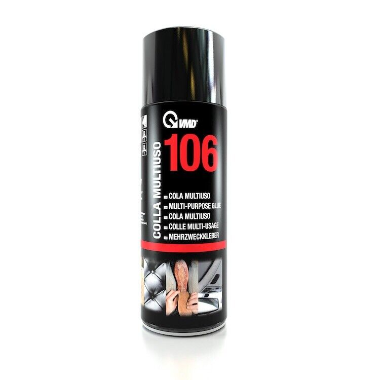 COLLA SPRAY COLLANTE ADESIVO PANNELLI FONOASSORBENTI AUDIO TESSUTI LEGNO METALLO