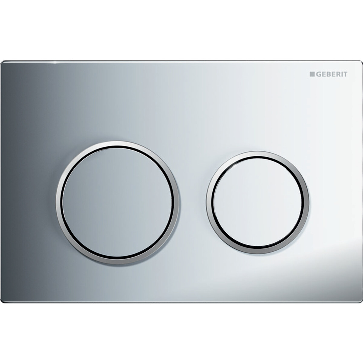 Geberit Omega 20 Placca di Comando per Sottofinestra Cromato lucido/cromosatinat