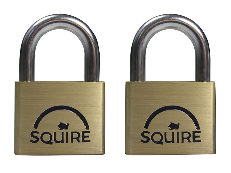 Henry Squire - LN5T Lion Brass Lucchetti 5-Pin 50mm Twin Pack