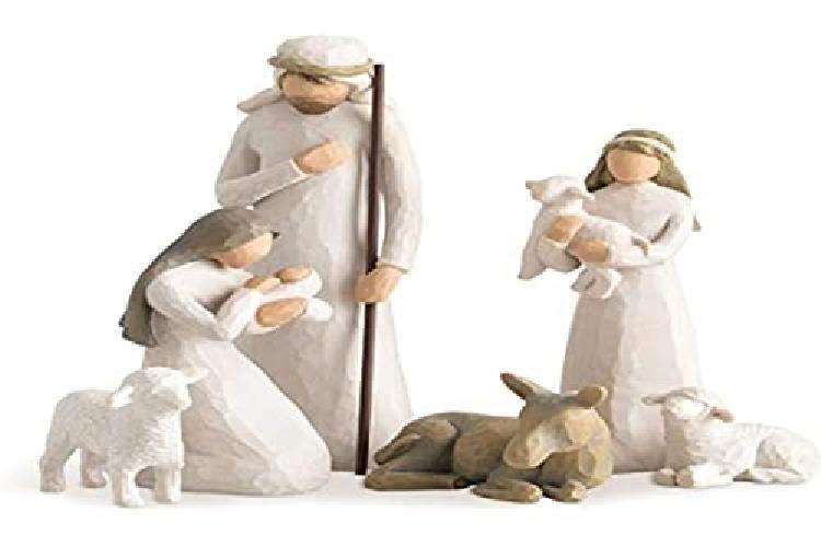 Willow Tree Figurine Natività, Resina, Design di Susan Lordi