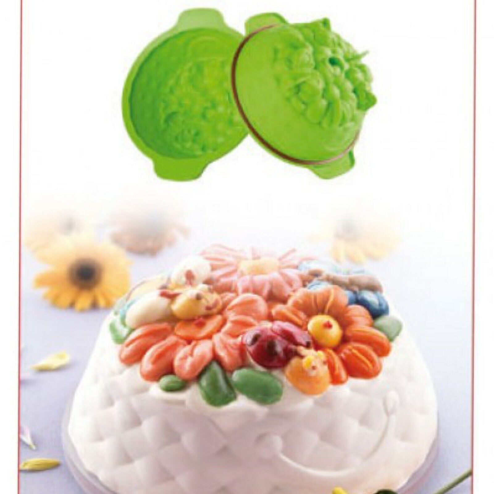 Silikomart SFT 322 Stampo silicone torta dolce springlife by Luca Montersino
