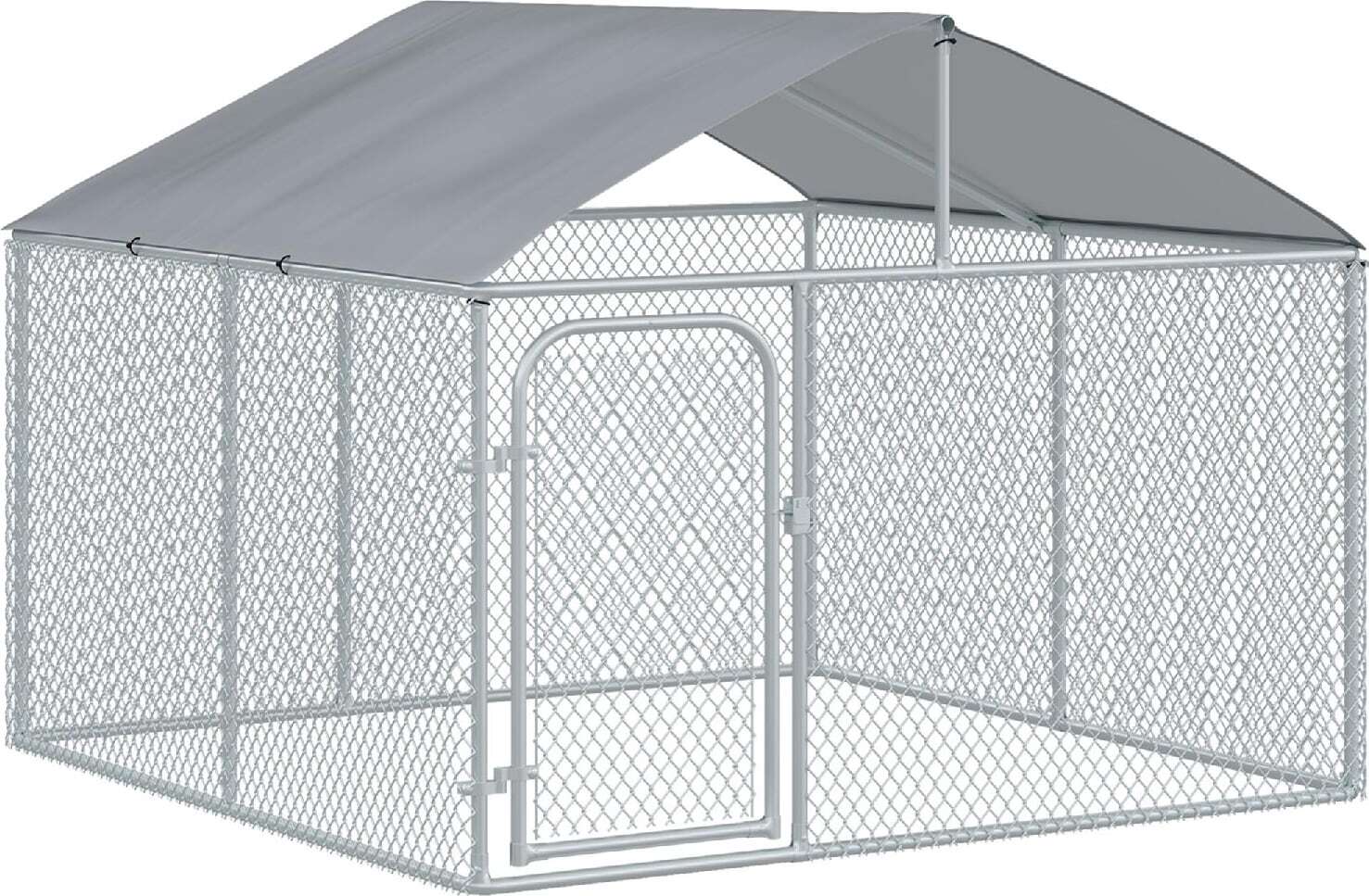 Recinto per Cani da Esterno Recinto per Animali 230x230x175cm DecHome 038V01