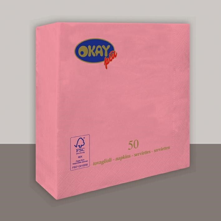 TOVAGLIOLI 33X33 2V ROSA SHOCKING 50PZ
