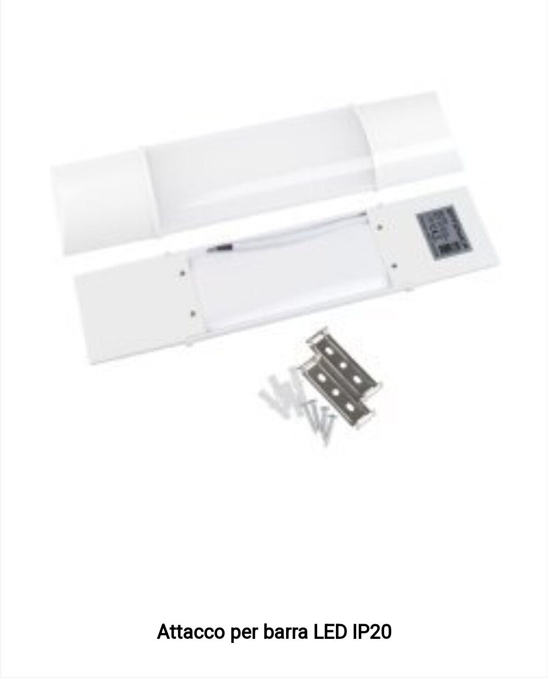 Barra Led Optonica Prismatica Cm 120 Ip20 40w Luce Fredda 6000k