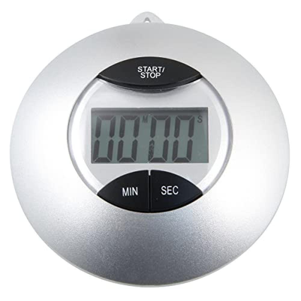 (TG. 7.6 x 7.6 x 3.5 cm) Fackelmann Zenker 41939 - Timer con Display LCD - NUOVO