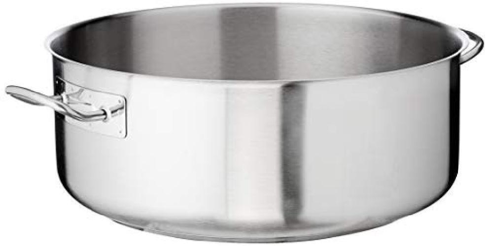 LACOR 8414271003882 Casseruola con Coperchio, 50 cm, Stainless Steel