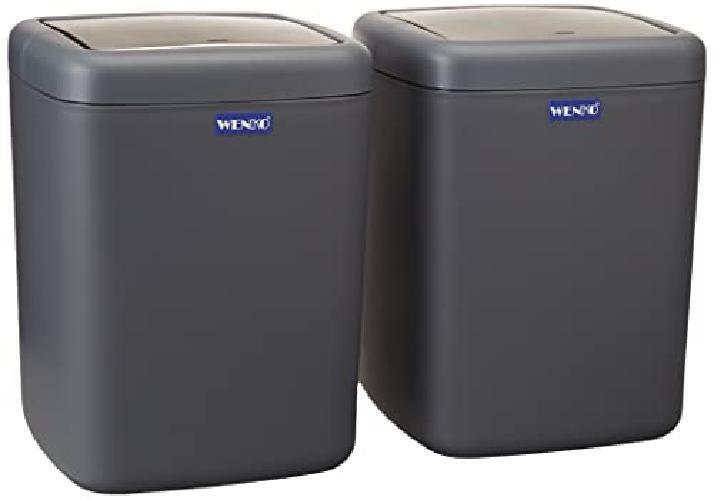 Cubo con tapa abatible Barcelona S, antracita