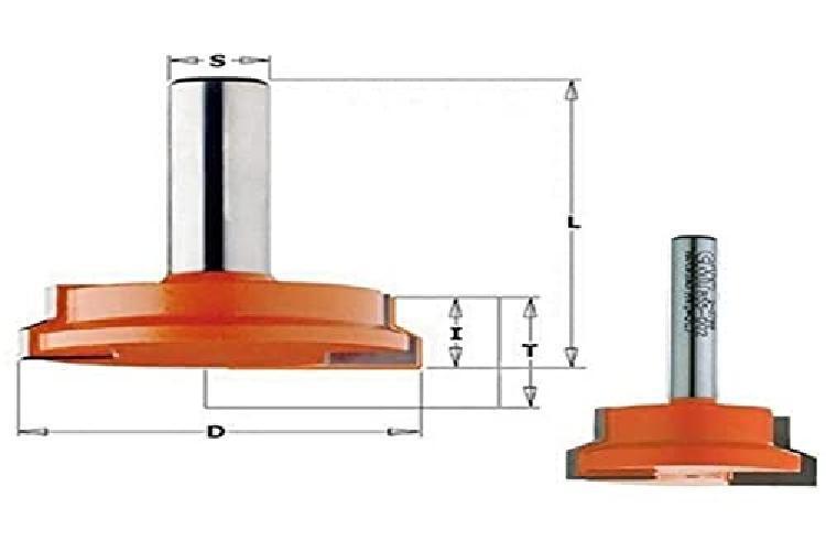 CMT 955.502.11 FRESA PER CASSETTI HW S=12 D=50.8X12.7X50.8 DX