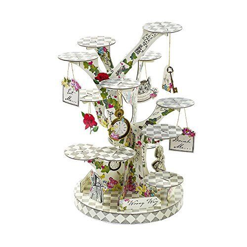 Talking Tables Alice in Wonderland Cupcake Stand Centrepiece Mad Hatter Tea Part