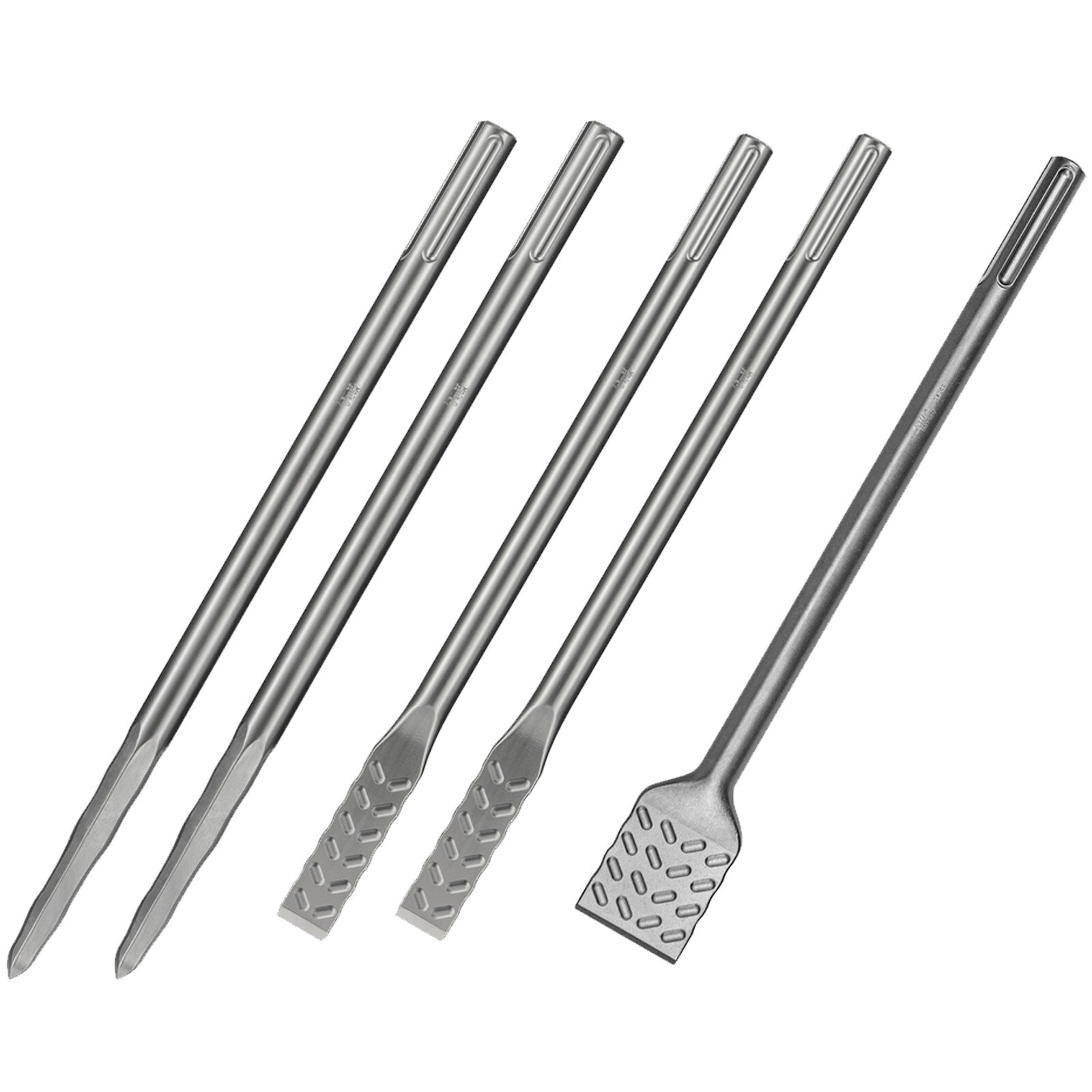 Set Assortimento 5 Scalpelli SDS MAX Autoaffilanti MAKITA Martello Demolitore