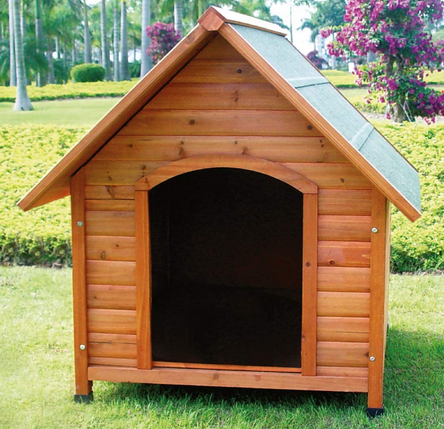 CUCCIA CANILE IN LEGNO CHALET MD 78x88x81