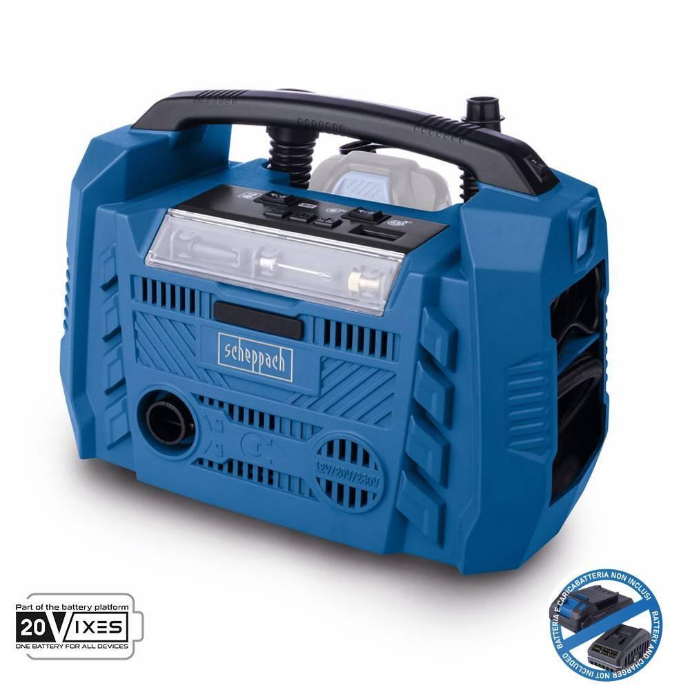 Compressore compatto mobile 10.3 bar ixes Scheppach air force 6