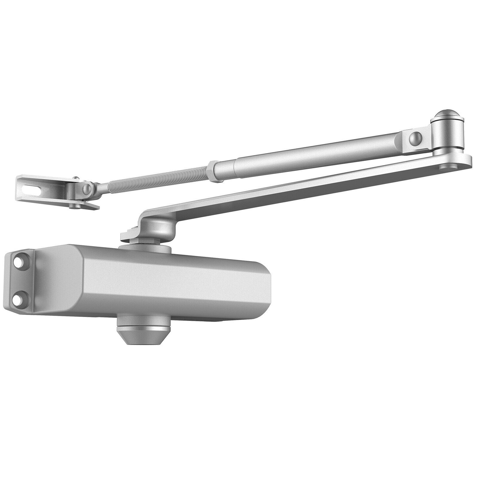 VEVOR Chiudiporta idraulico automatico residenziale commerciale argento 85 kg