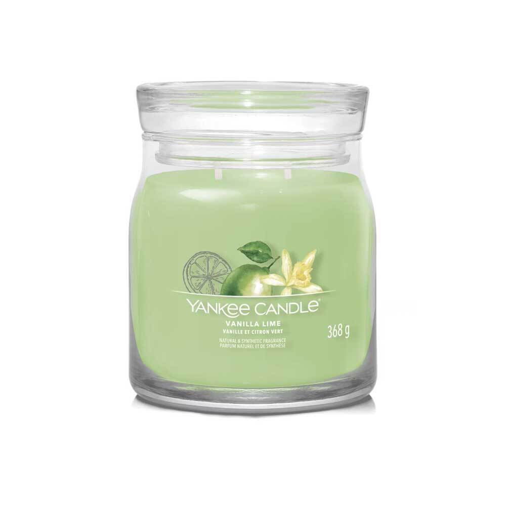 YANKEE CANDLE CANDELA MEDIA SIGNATURE VANILLA LIME