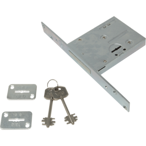 Serratura metallo infilare y8td100 yale b.q zinc f.mm 25 dm m4 h.mm 82 e.mm 60 Y