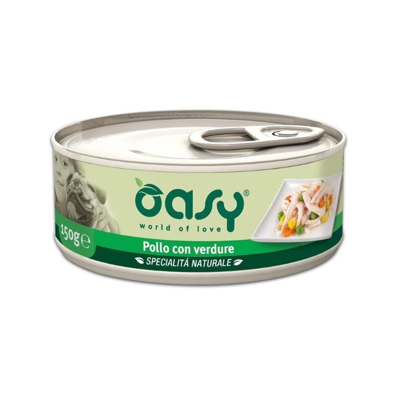 Oasy specialità naturale pollo con verdure 150gr