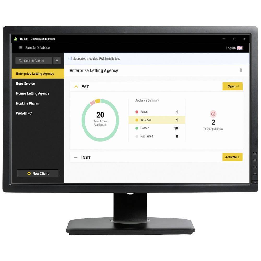 Fluke FLK-TRUTEST-CD Software misurazione