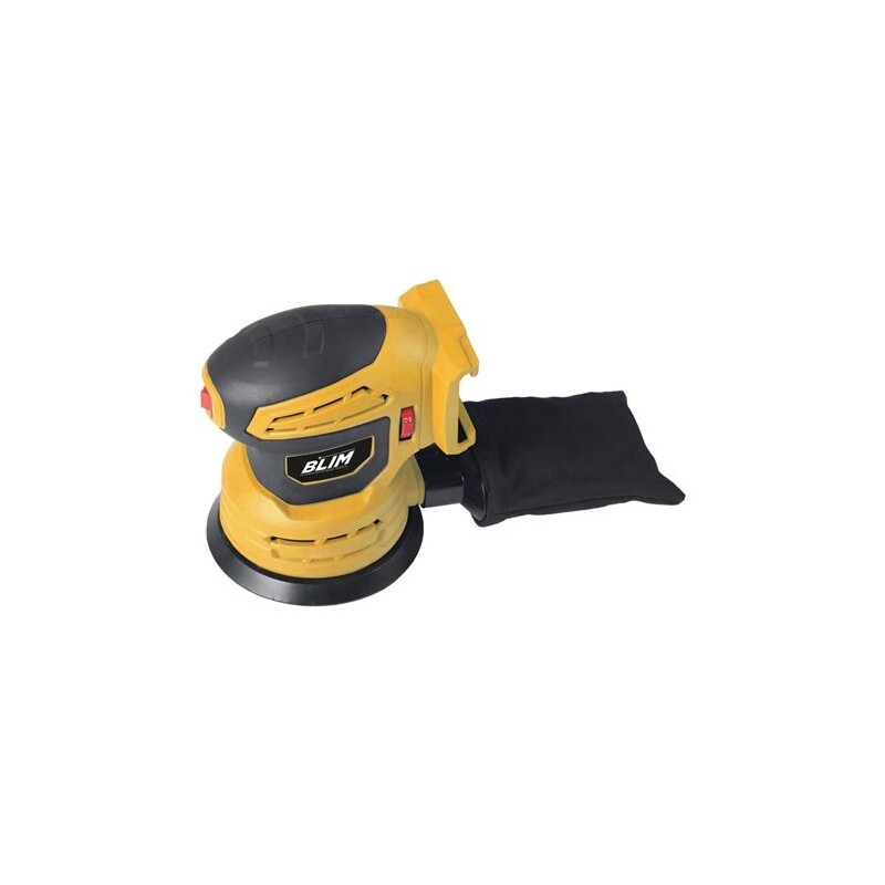 LEVIGATRICE ROTORBITALE A BATTERIA 20V 2Ah PREFESSIONALE BLIM BL0150 125mm VELOC