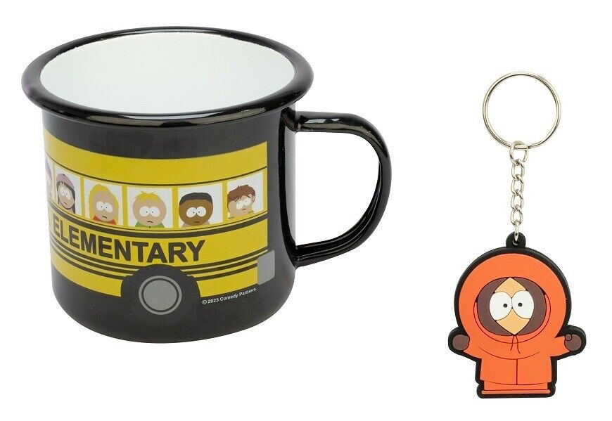 Gift Box Tazza e portachiavi South Park Elementary Mug 500ml + Keyring Kenny