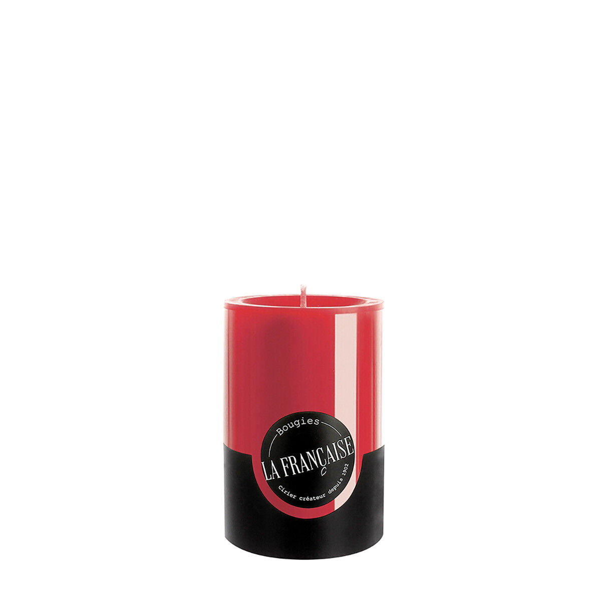 BOUGIES LA FRANCAISE candela cilindrica rossa 50 ore