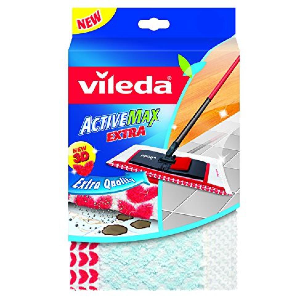 (TG. 1 - confezione) Vileda ActiveMax Extra Panno Ricambio Microfibra per Sistem