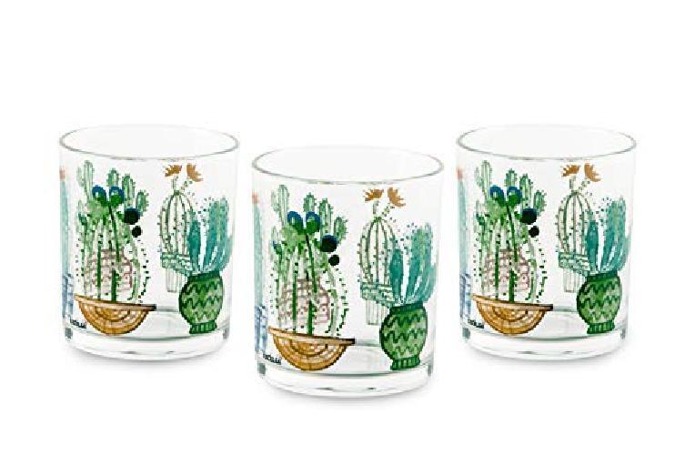 Excelsa Cactus Set 3 Bicchieri, Vetro