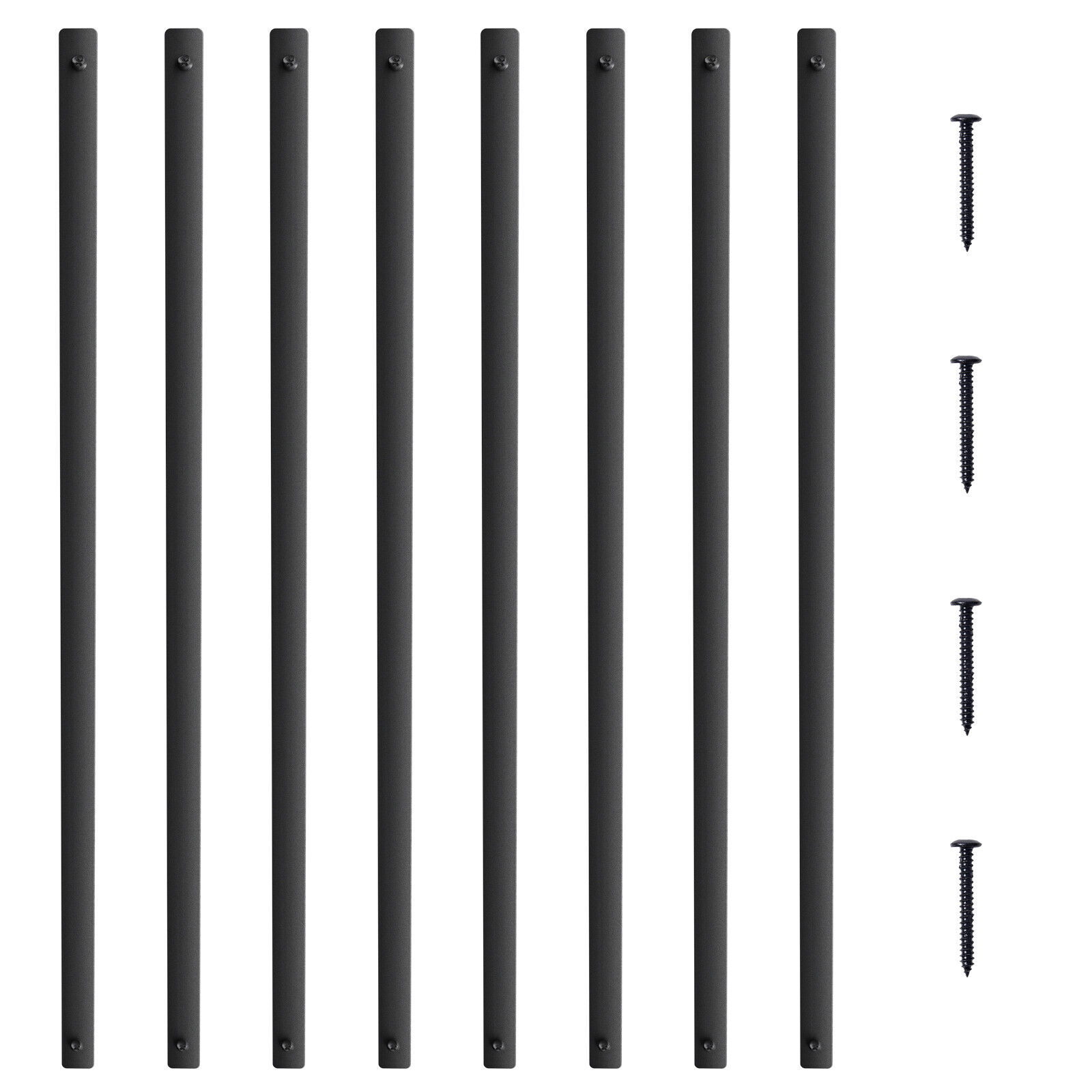 VEVOR Balaustre in Metallo per Scale in Alluminio 25 x 5,5 x 820 mm per Portico