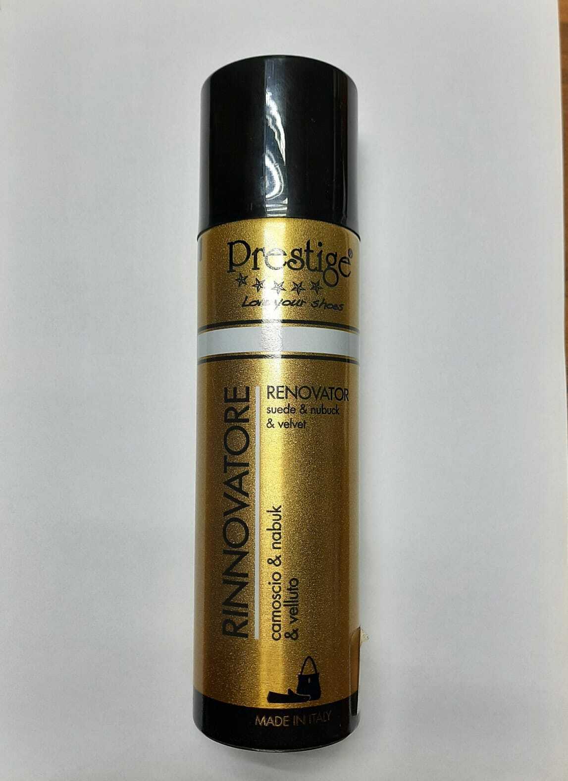PRESTIGE RINNOVATORE  SPRAY PER SCARPE IN CAMOSCIO E NABUK 1 NEUTRO