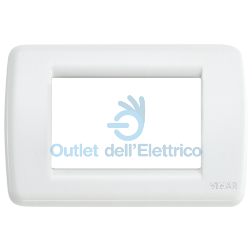 VIMAR 16753.01PLACCA RONDÒ 3 MODULI BIANCO VIMAR SERIE IDEA