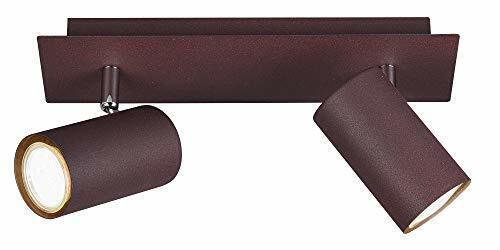 Trio Leuchten Lampada da soffitto, Rostfarbig, Spotbalken 2-flammig (Q4U)