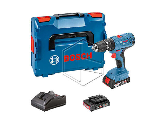 BOSCH TRAPANO BATTERIA 1+1 GSB 18V-21