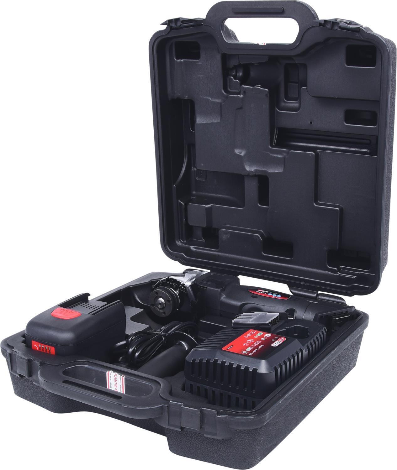 KS TOOLS Werkzeuge-Maschinen GmbH Akku-Winkelschleifer 7000 U/min mit 1 Akku und