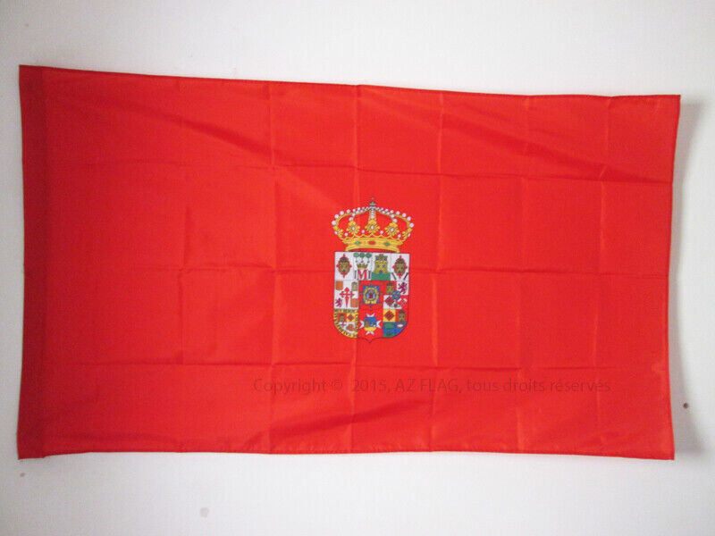 BANDIERA PROVINCIA SPAGNOLA DI CIUDAD REAL 150x90cm - BANDIERA CIUDAD REAL - CAS