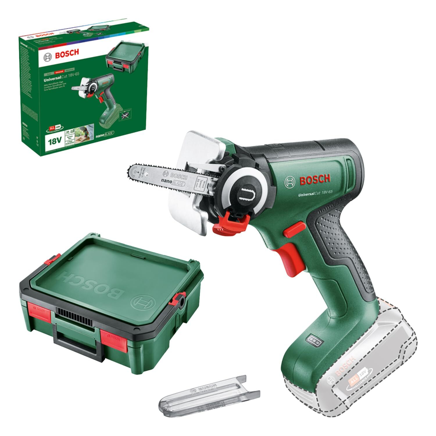 Bosch Home and Garden Microsega a batteria NanoBlade UniversalCut 18V-65 (rapido