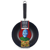 Ken Hom Excellence Round Wok/Stir-Fry pan Black Carbon steel 1.5 mm KH427001