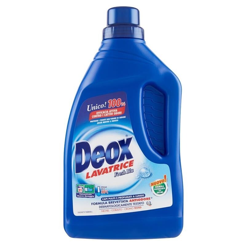 DEOX DETERGENTE BUCATO LAVATRICE FRESH 1050ML 21 LAVAGGI