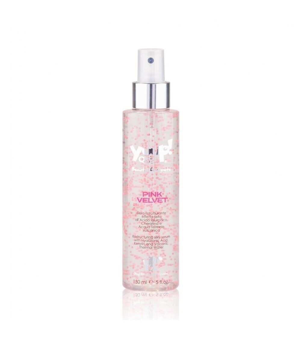 Yuup Pink Velvet 150ML per Cani Siero Ristrutturante Effetto Seta