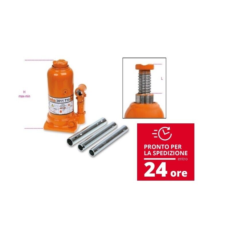 SOLLEVATORE IDRAULICO A BOTTIGLIA BETA 3011/T 15 TON