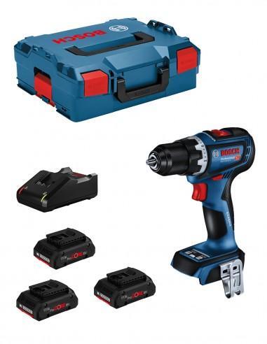 Trapano Avvitatore BOSCH GSR 18V-90 C (3 x 4,0 Ah ProCORE + GAL18V-40 + L-Boxx 1