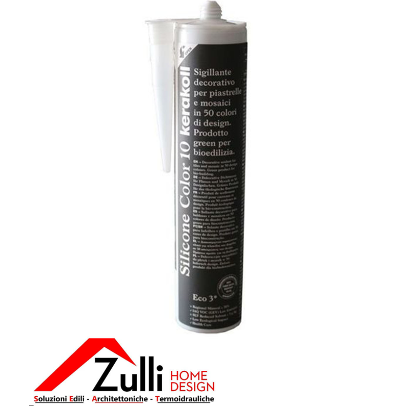 FUGABELLA ECO SILICONE COLOR KERAKOLL 310 ML ANTRACITE 10