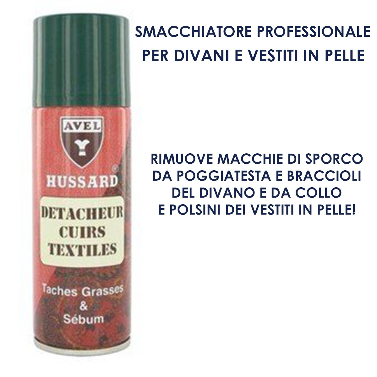 SMACCHIATORE PROFESSIONALE PER PULIRE DIVANI E ABITI IN PELLE TUTTI I COLORI