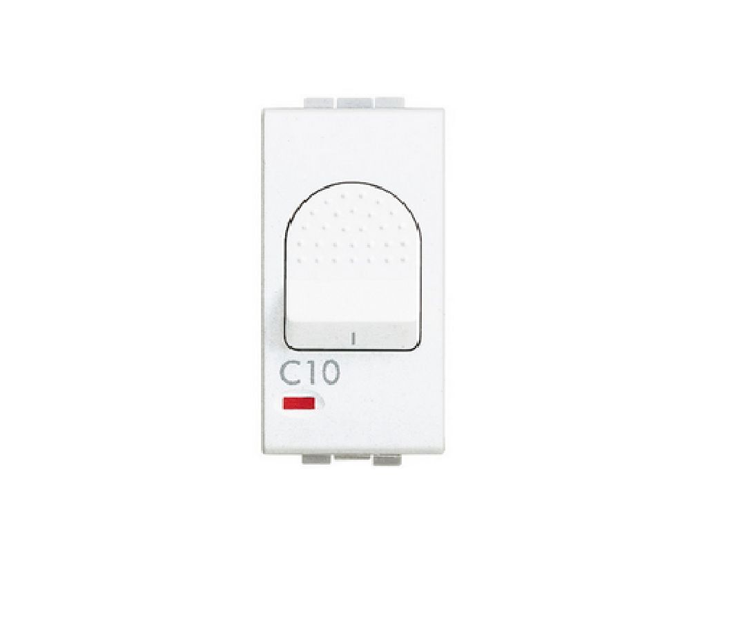 BTICINO LIVINGLIGHT N4301/10 INTERUTTORE AUTOMATICO MAGNETOTERICO BIPOL. 1P 10A